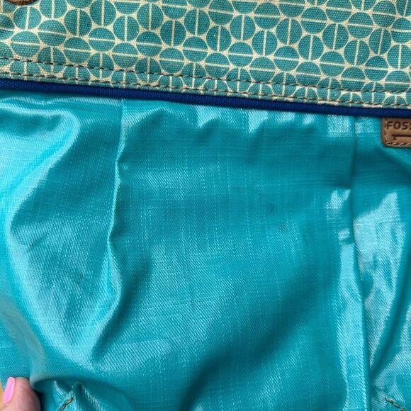 Fossil Stylish Blue and Teal Women's Bag - Picture 3 of 8